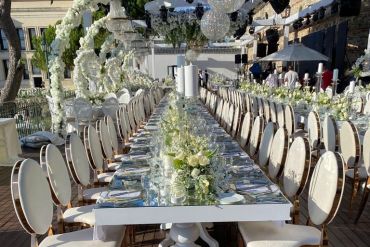 Düğün organizasyonu masa sandalye kiralama